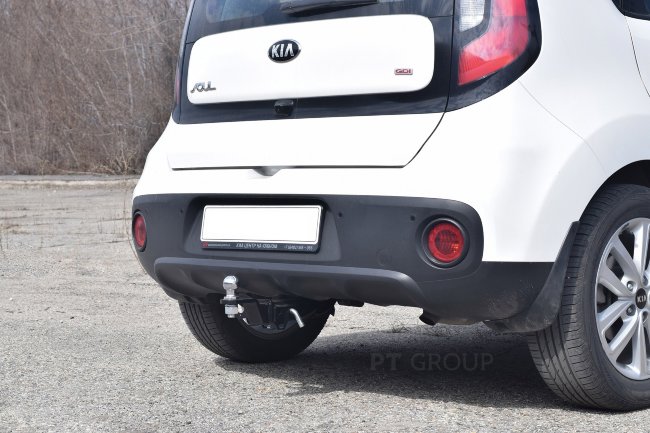 Фаркоп PT Group для Kia Soul II 2013-2019. Быстросъемный крюк