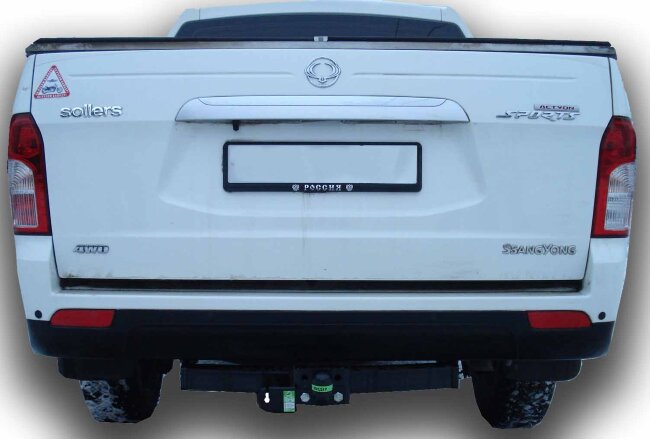 Фаркоп Лидер-Плюс для SsangYong Actyon Sports с 2007 г. Фланцевое крепление Фаркоп Лидер-Плюс для SsangYong Actyon Sports с 2007 г. Фланцевое крепление