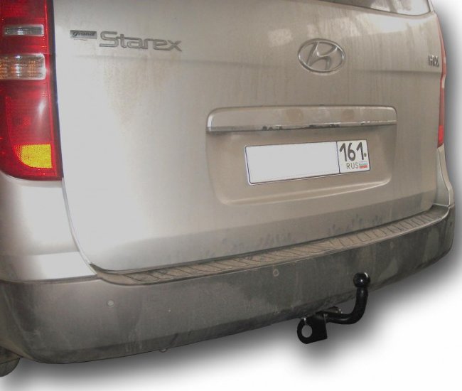 Фаркоп Лидер-Плюс для Hyundai Starex H1 (вкл. GRAND) 2007- Фаркоп Лидер-Плюс для Hyundai Starex H1 (вкл. GRAND) 2007-