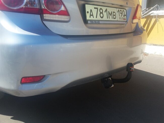 Фаркоп AvtoS TY 18 для Toyota Corolla E150 седан